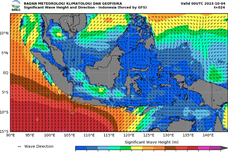 BMKG Keluarkan Peringatan Dini Gelombang Laut Tinggi Di Wilayah ...