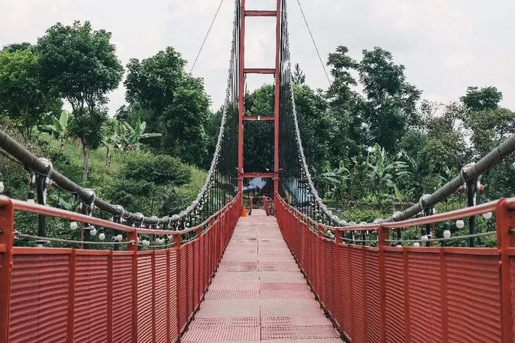 Sarae Hills wisata jembatan gantung di Bandung. (instagram.com/@wow.saraehills)