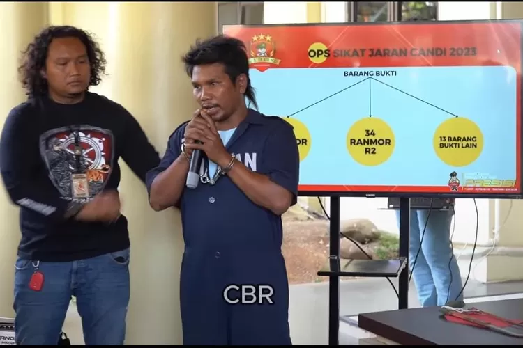 Pelaku Curanmor di Semarang beberkan jenis motor yang mudah dan sulit dicuri. (Tangkapanlayar instagram/polrestabes_semarang_official)