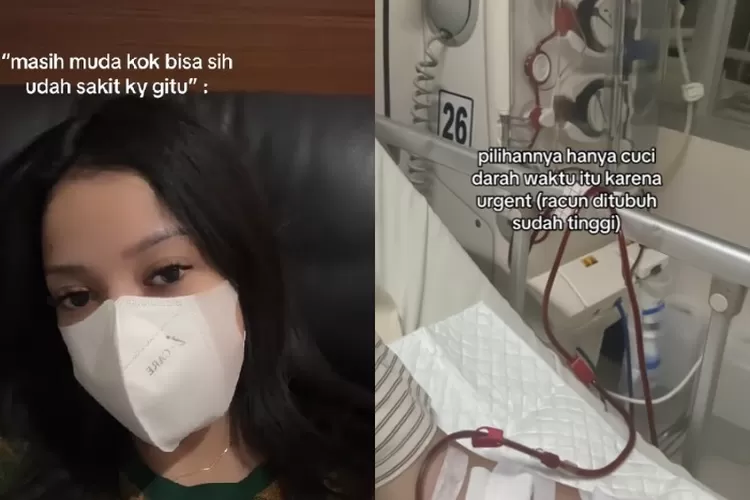 Dikira kena gerd wanita ini malah divonis gagal ginjal stadium akhir. (TikTok @fallscent)