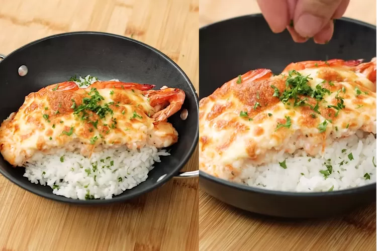 Resep Udang Panggang Keju Ala Chef Devina Hermawan (TikTok Devina Hermawan)