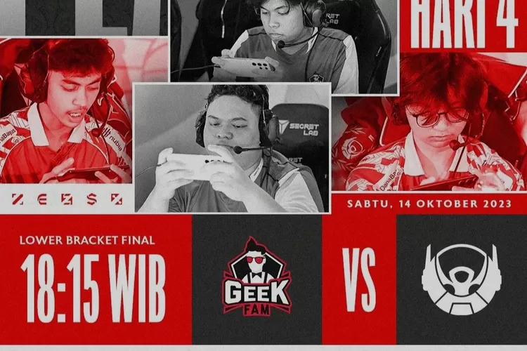 Ilustrasi hasil akhir Geek Fam vs BTR final lower bracket MPL ID S12. (@mpl.id.official)