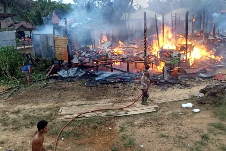 Kebakaran di Desa Seri Rahayu II (Kalteng Lima)