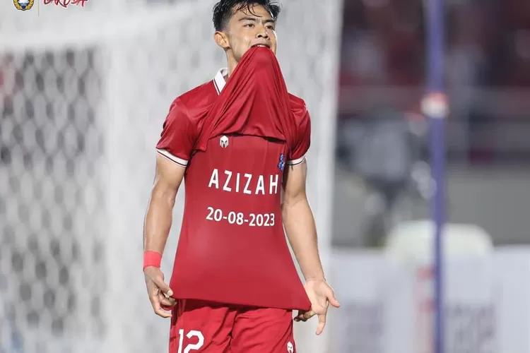 Pratama Arhan berhasil bobol gawang lawan dibabak kedua (Instagram @timnas.indonesia)