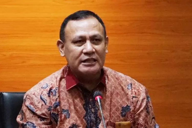 Ketua Komisi Pemberantasan Korupsi, Firli Bahuri saat memberikan keterangan pers. (Instagram @official.kpk)