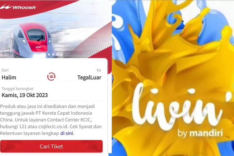 MUDAH! Cara Beli Tiket Kereta Cepat Dengan Livin Mandiri, Begini Urutan ...