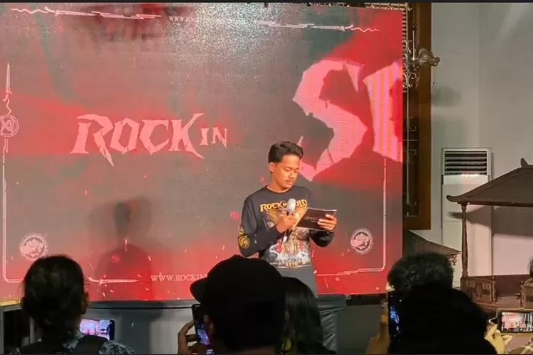 Jumpa pers gelaran Rock in Solo 2023 di Museum Radya Pustaka Surakarta (Diskominfo Surakarta)