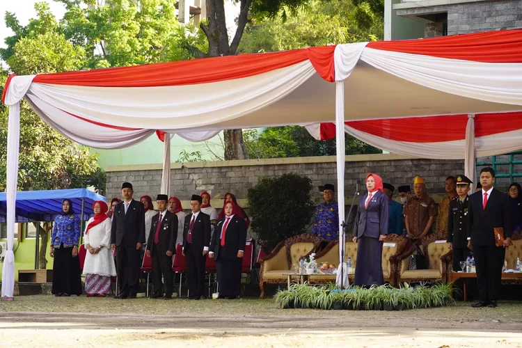 Suanana upacara HUT RI Ke 78 Kecamatan Mandalajati (bisnisbandung.com/gustin gumilar)