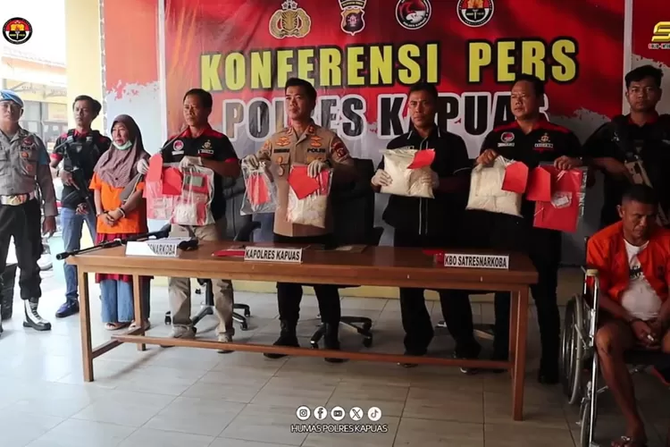 Polres Kapuas Tahun 2023: Konferensi Terbesar untuk Lawan Narkotika. ( Humas Polres Kapuas)