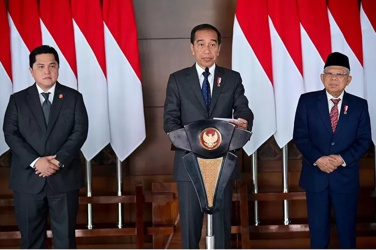 Erick Thohir bersama Presiden dan Wakil Presiden RI (dok Tim Erick Thohir)