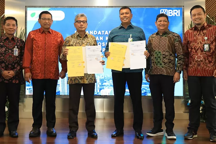BRI dan BPJS Ketenagakerjaan Kolaborasi Layanan Single Bank Kustodian dan Perlindungan bagi Penerima KUR (dok. PT BANK RAKYAT INDONESIA)