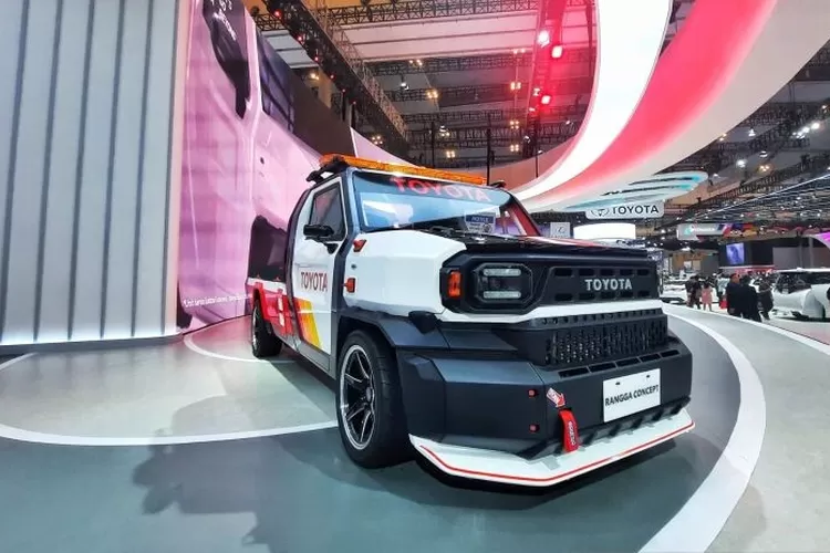 Toyota Rangga Concept yang mejeng di GIIAS 2023.  (ANTARA/Chairul Rohman)