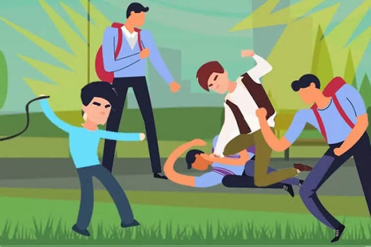 Ilustrasi. Tawuran pelajar di dekat Plaza Ambarrukmo, pelaku diamankan Polsek Depok Barat. (pmjnews.com)