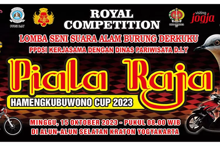Konkurs Nasional seni suara alam burung derkuku Piala Raja HB Cup 2023 di Alun-alun Kidul Yogyakarta besok Minggu (15/10/2023)