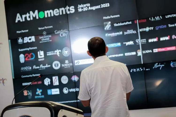 Kementerian Pariwisata dan Ekonomi Kreatif mendukung penuh pelaksanaan ArtMoments Jakarta 2023 sebagai upaya untuk membangkitkan ekonomi dan membuka lapangan kerja di sektor ekonomi kreatif. (Foto: Kemenparekraf.go.id)