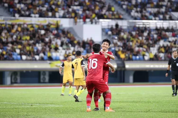 Selebrasi Witan Sulaeman Timnas Indonesia vs Brunei (PSSI)