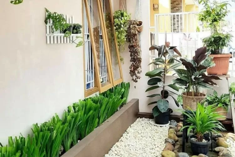 Model taman depan rumah minimalis. (Foto/Instagram.)