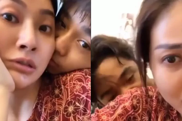 Video Betrand Cium Sarwendah Viral di Twitter. (Foto/TL Twitter.)