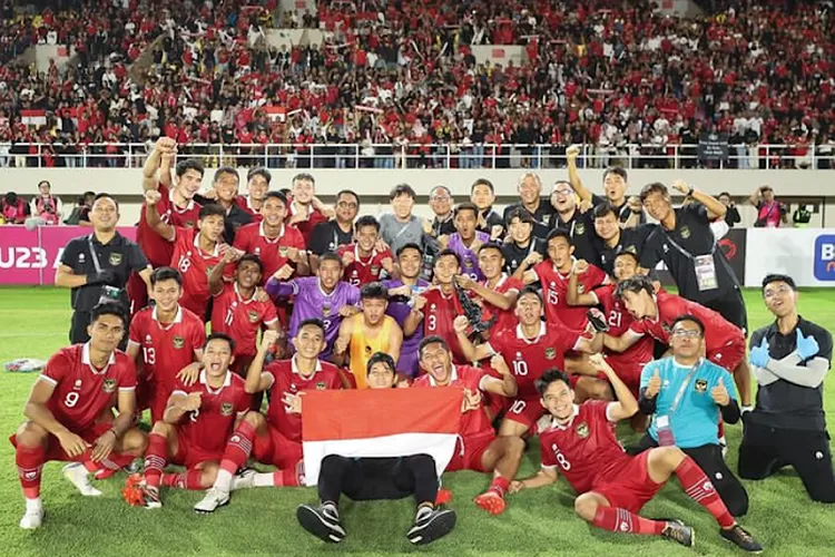Erick Thohir bangga Timnas Indonesia lolos ke putaran Final AFC U-23. (Instagram @timnas.indonesia)
