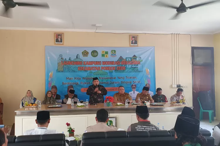 Launching Kampung Moderasi Beragama Kua Pondokgede Ajak Toleransi