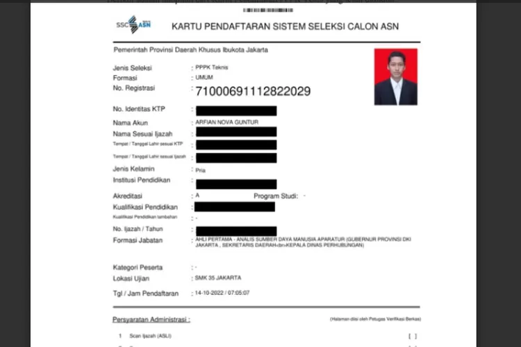 Cara Cetak Kartu PPPK Teknis 2023 Di SSCASN BKN Dan Resume ...