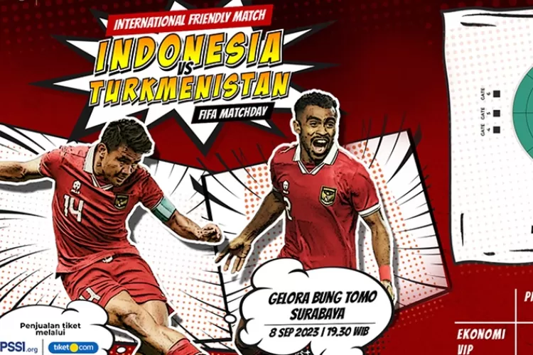 Link streaming Timnas Indonesia vs Turkmenistan 8 September 2023 (PSSI)