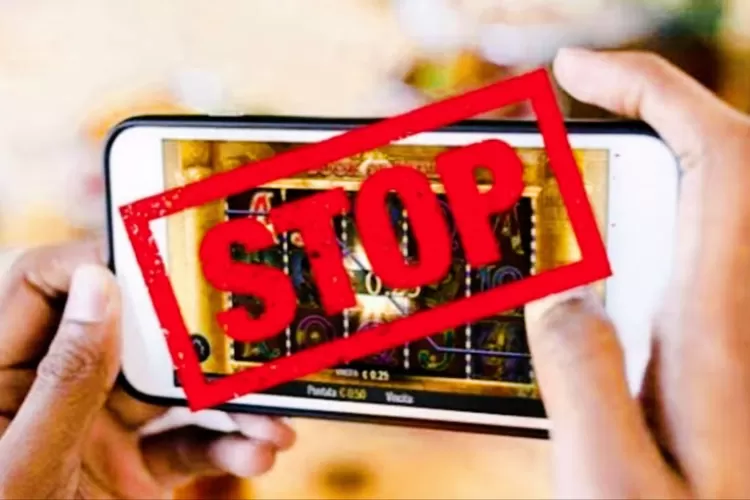 Ilustrasi.Stop judi slot