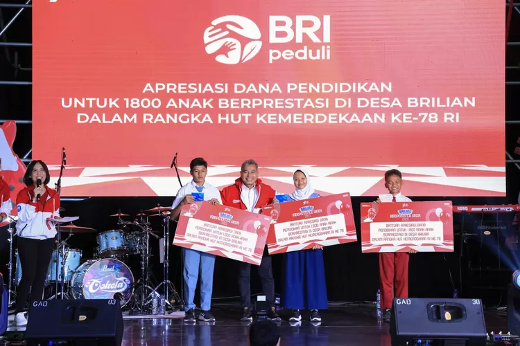 Selenggarakan BRILian Independence Week 2023, BRI Datangkan Bazaar UMKM dan Bagikan Beasiswa ke Ribuan Anak.