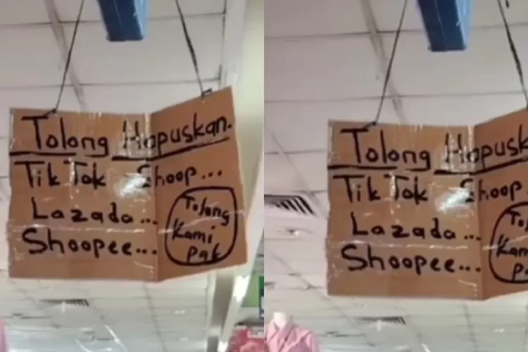 Viral Video Pedagang Tanah Abang Minta Shopee Dan Lazada Ditutup Netizen Geram Mau Kembali Ke