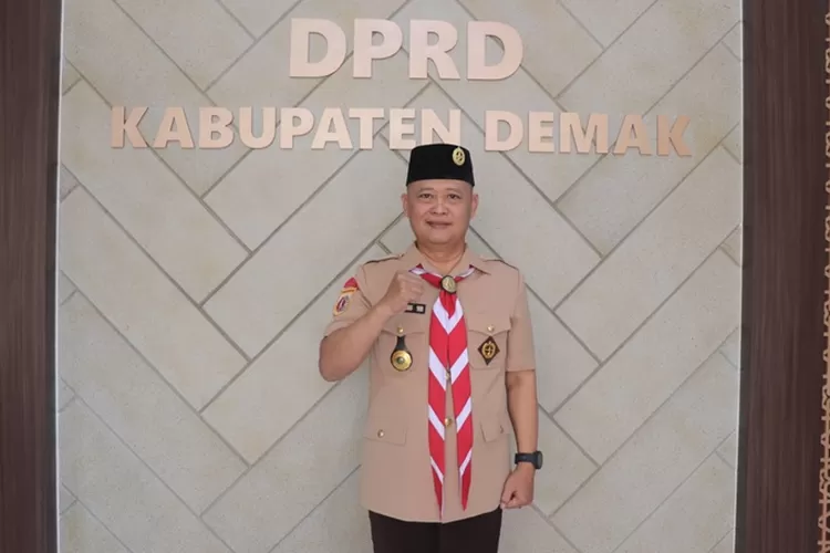 Ketua Kwartir Cabang (Kwarcab) Pramuka Kabupaten Demak, H.S Fahrudin Bisri Slamet
