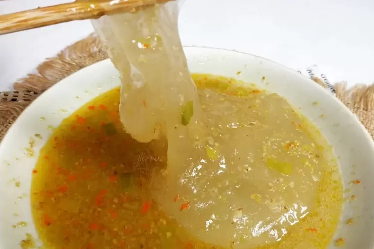 resep seblak papeda (IG @lumira_id)