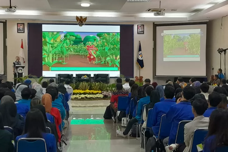 Kick off program Wirausaha Merdeka di Udinus Semarang.  ((Ayosemarang.com/ Audrian Firhannusa))