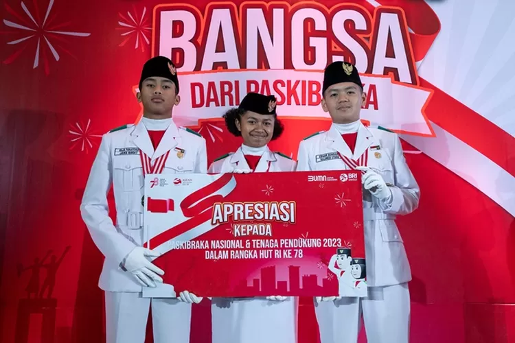 BRI Beri Dana Apresiasi Untuk Paskibraka Nasional