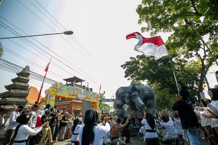 Kesuruan Pesta Rakyat Simpedes 2023 yang digelar BRI pada 26-27 Agustus 2023 di Taman Candra Wilwatika, Pandaan. 