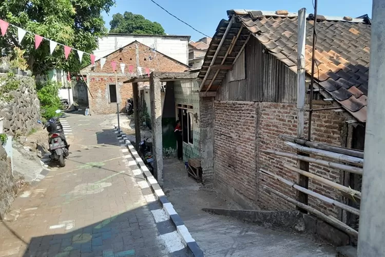 Lokasi rumah KDRT seorang perempuan sampai meninggal dunia di Sendangguwo Semarang.  (Ayosemarang.com/ Audrian Firhannusa)