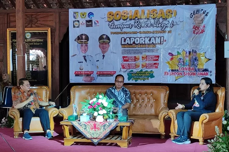 Dinkominfo Demak sosialisasikan Gempur Rokok Ilegal di Pendopo Notobratan (ivo)
