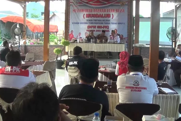  Musyawarah daerah luar biasa DPW GNPK Jawa Tengah di Joglo mbah Mastur Sukorejo Kendal (Edi Prayitno/kontributor Kendal)