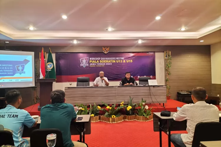 Manager meeting club Piala Soeratin oleh Asprov PSSI Jateng sudah mengumumkan hasil drawing pembagian grup. (Istimewa)