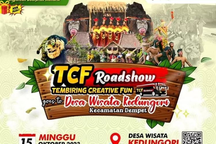 Pamflet Tembiring Creative Fun di Desa Wisata Kedungori 