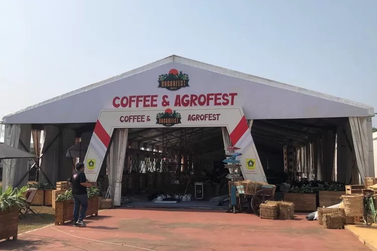 Tempat Ngopi Agrofest (Catatanfakta)