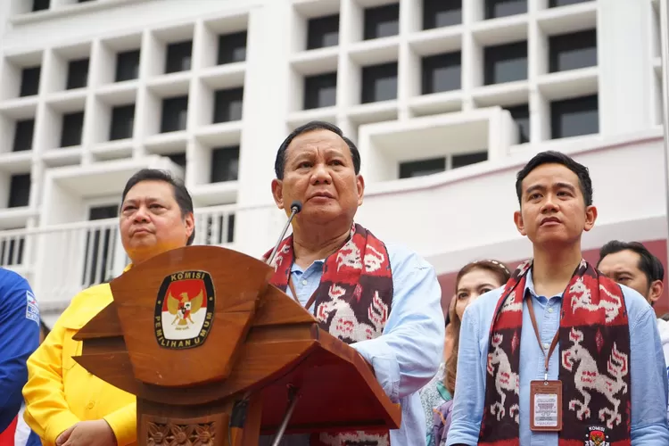 Prabowo dan Gibran Resmi Daftar Capres-Cawapres ke KPU. (Izhar/Kilat.com )