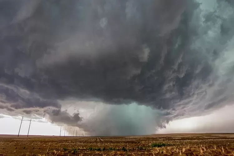 Ilustrasi angin topan yang menghantam Taiwan  (Silver Lining Tours)