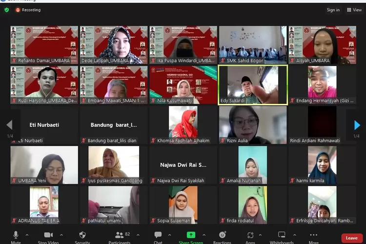 Webinar Universitas Muhammadiyah Bogor Raya.