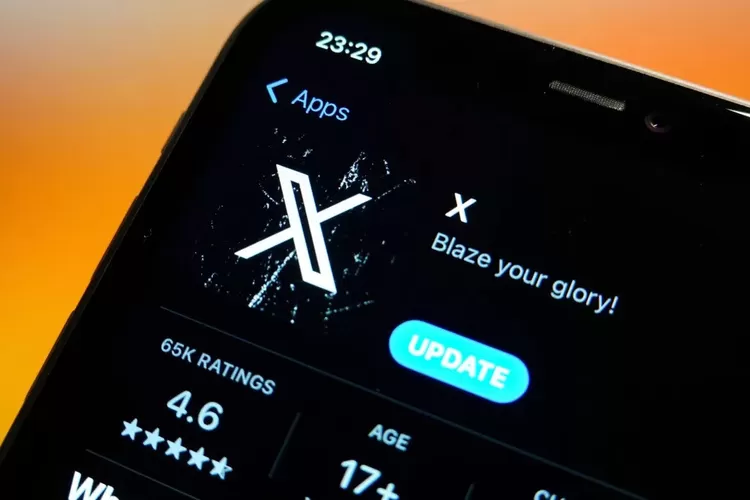 Aplikasi Twitter/ X. (Sumber: Sheldon Cooper/SOPA Images/LightRocket via Getty Images)