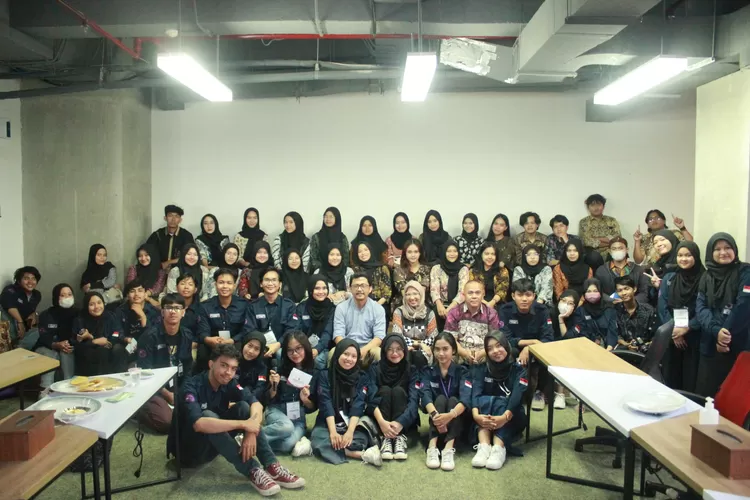 Mahasiswa Sains Komunikasi Unida saat berkunjung ke Kantor Tempo