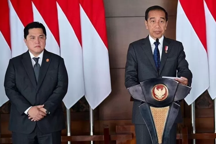 Menteri BUMN, Erick Thohir mendampingi Presiden Joko Widodo melakukan kunjungan kerja ke Cina pada Senin (16/10/2023).