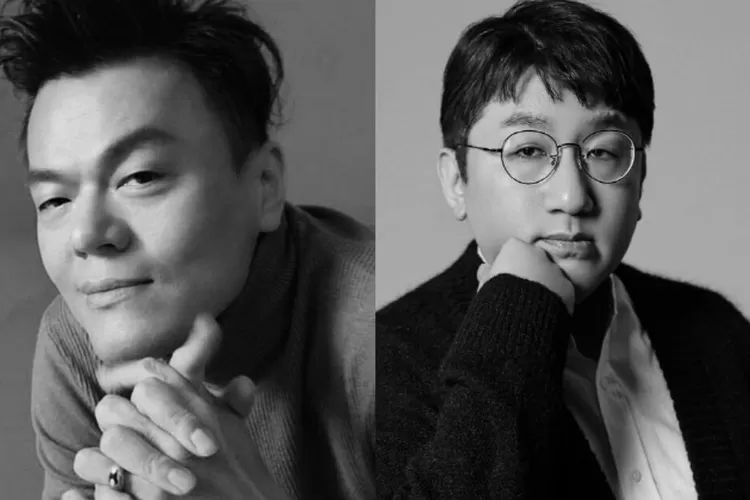 Park Jin Young dan Bang Si Hyuk. (Sumber: Allkpop)