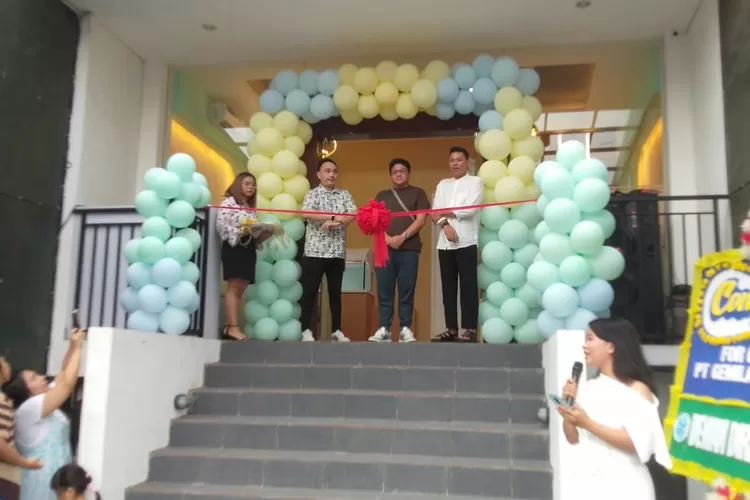 Peresmian kantor PT GMA di Jalan Nusantara, Kelurahan Depok Jaya, Kecamatyan Pancoran Mas, Kota Depok (Andika Eka )