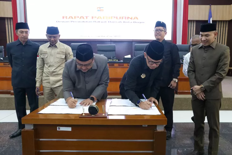 DPRD - Pemerintah Kota Bogor sepakati Perubahan KUA PPAS 2023. (DPRD Kota Bogor)