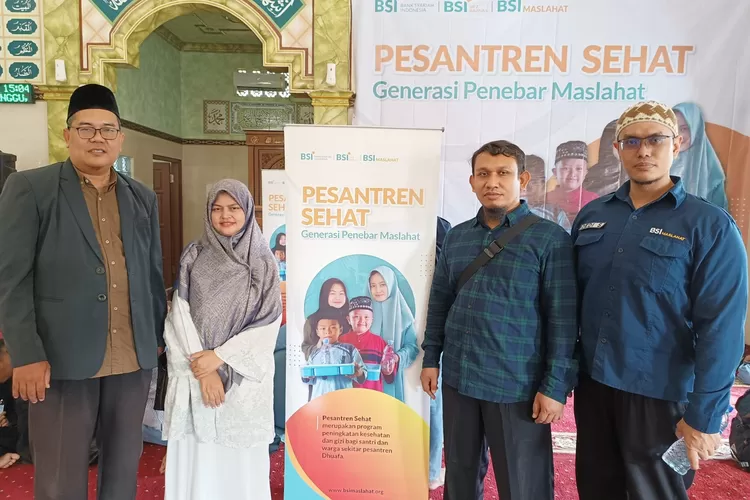 BSI Maslahat gencarkan program pesantren sehat. (BSI )
